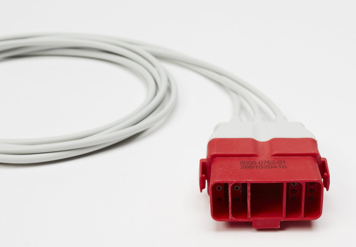 8009-0762-01 ZOLL OneStep ECG Leads - AHA (3-Lead ECG Only)