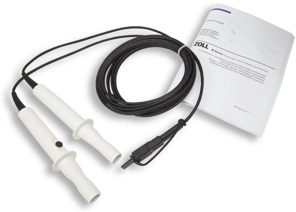 8011-0501-02 ZOLL Autoclavable Handle Assembly with Switch (16' Cable) Domestic use Only