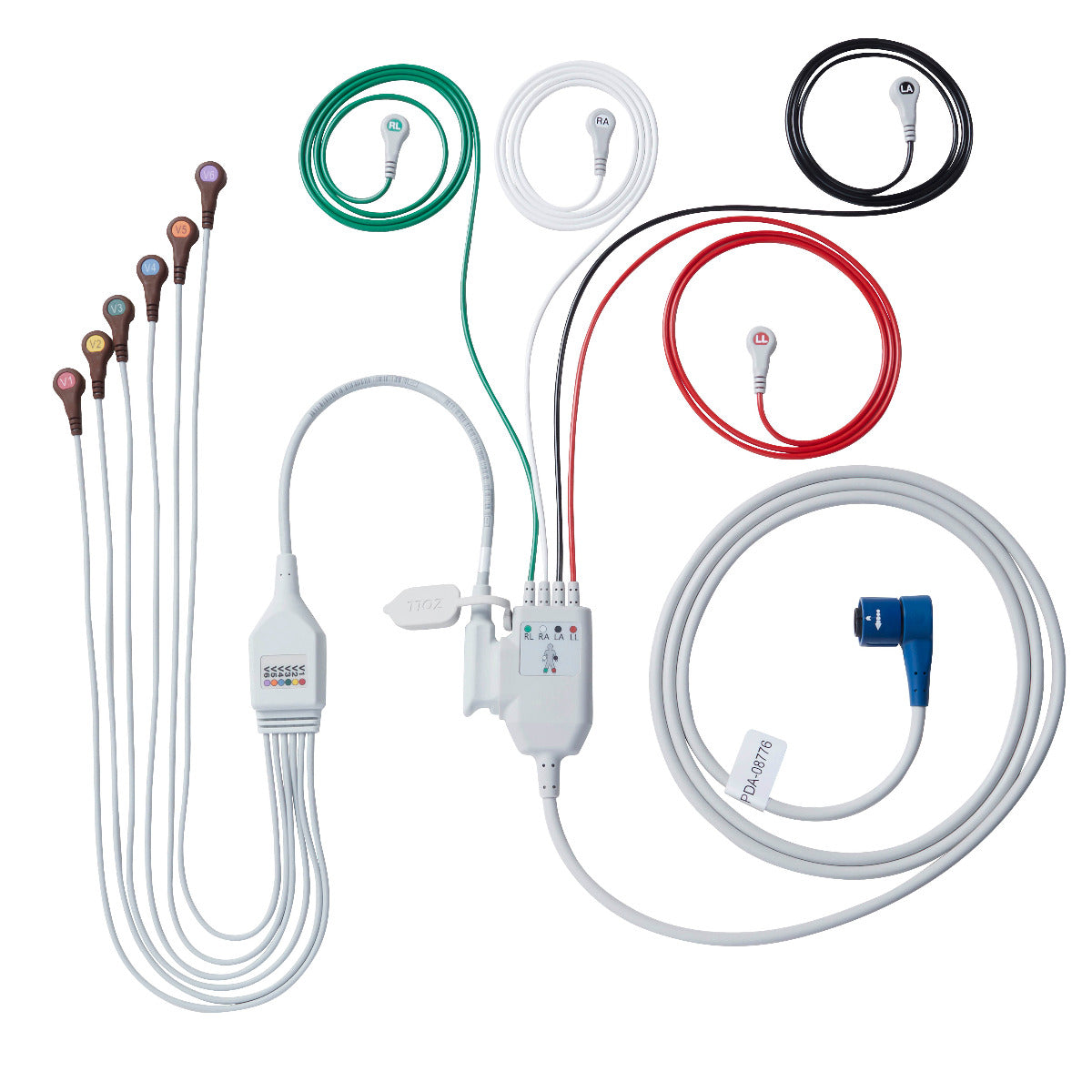 8016-000123-01 ZOLL Zenix 12-Lead ECG Cable, AAMI