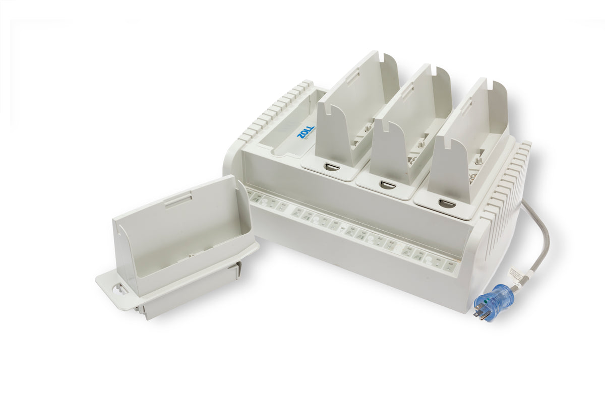 8300-0500-01 ZOLL 4 Bay SurePower Charger W/4 Charger Adapters