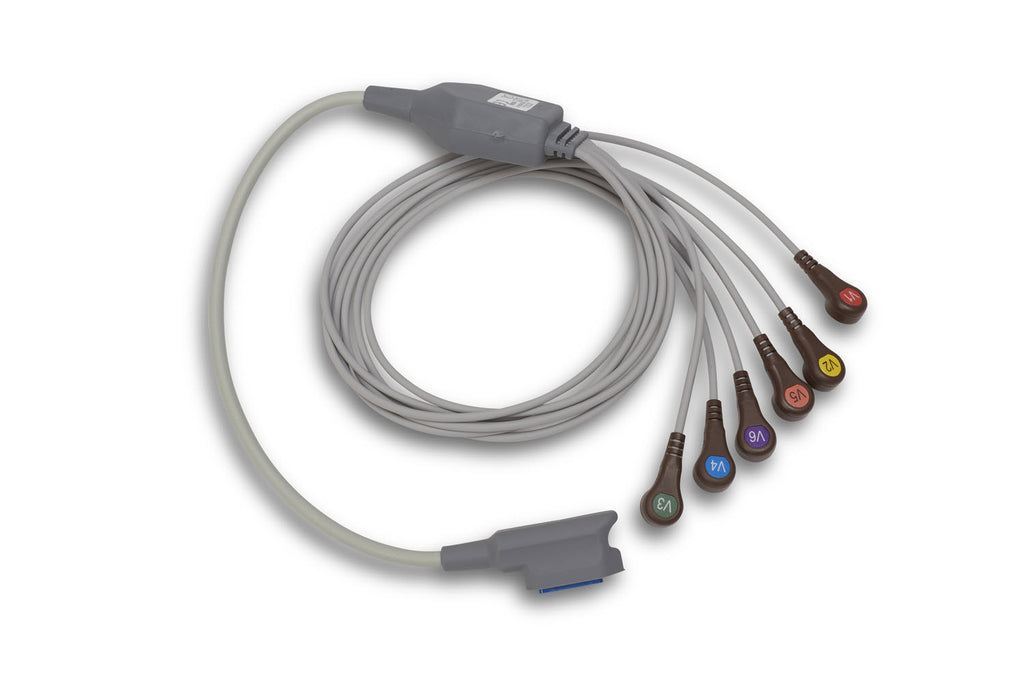 8300-0804-01 ZOLL Cable, V Lead ECG, AAMI