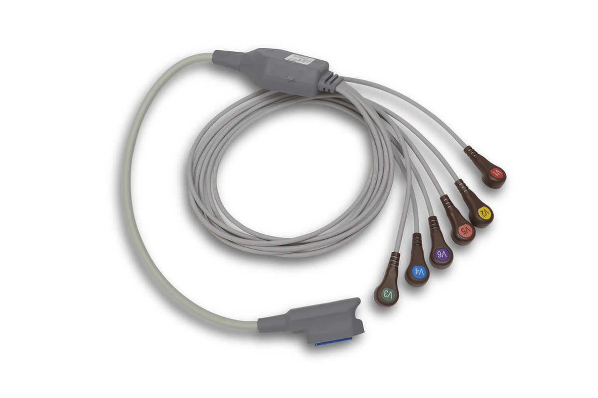 8300-0804-01 ZOLL Cable, V Lead ECG, AAMI