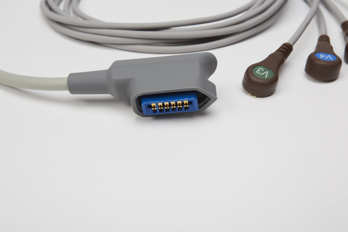 8300-0804-01 ZOLL Cable, V Lead ECG, AAMI