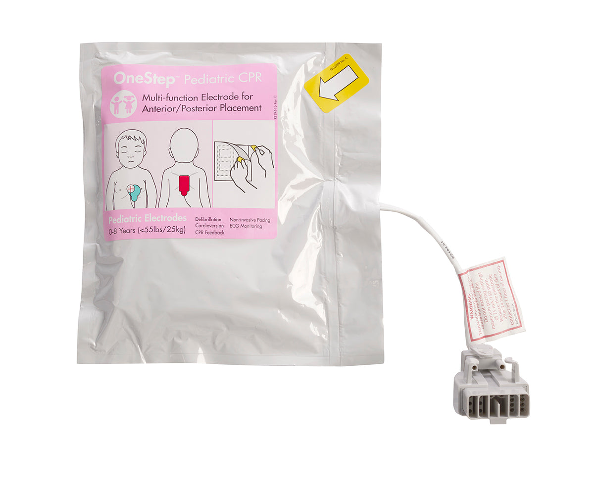 8900-000381-01 ZOLL OneStep Pediatric CPR Electrode, 8/Case