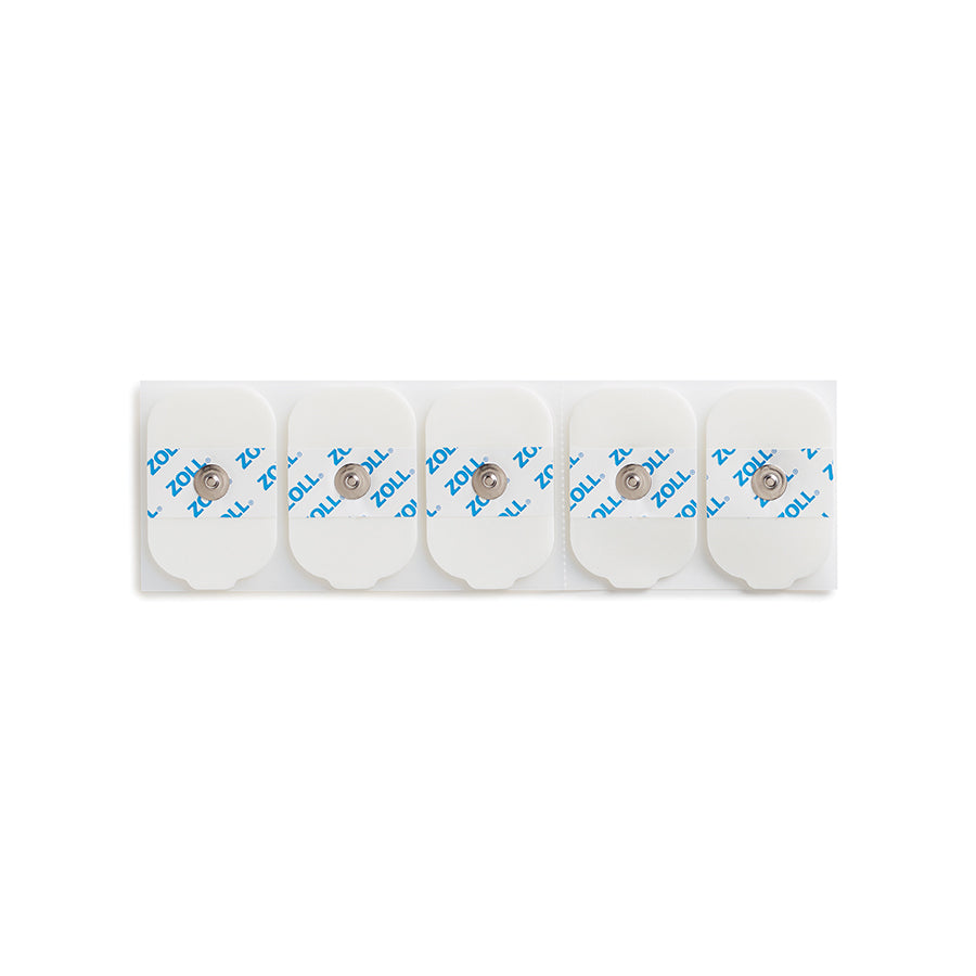 8900-0005 ZOLL ECG Rectangular Electrodes, 5 Per Pouch/500 Per Case