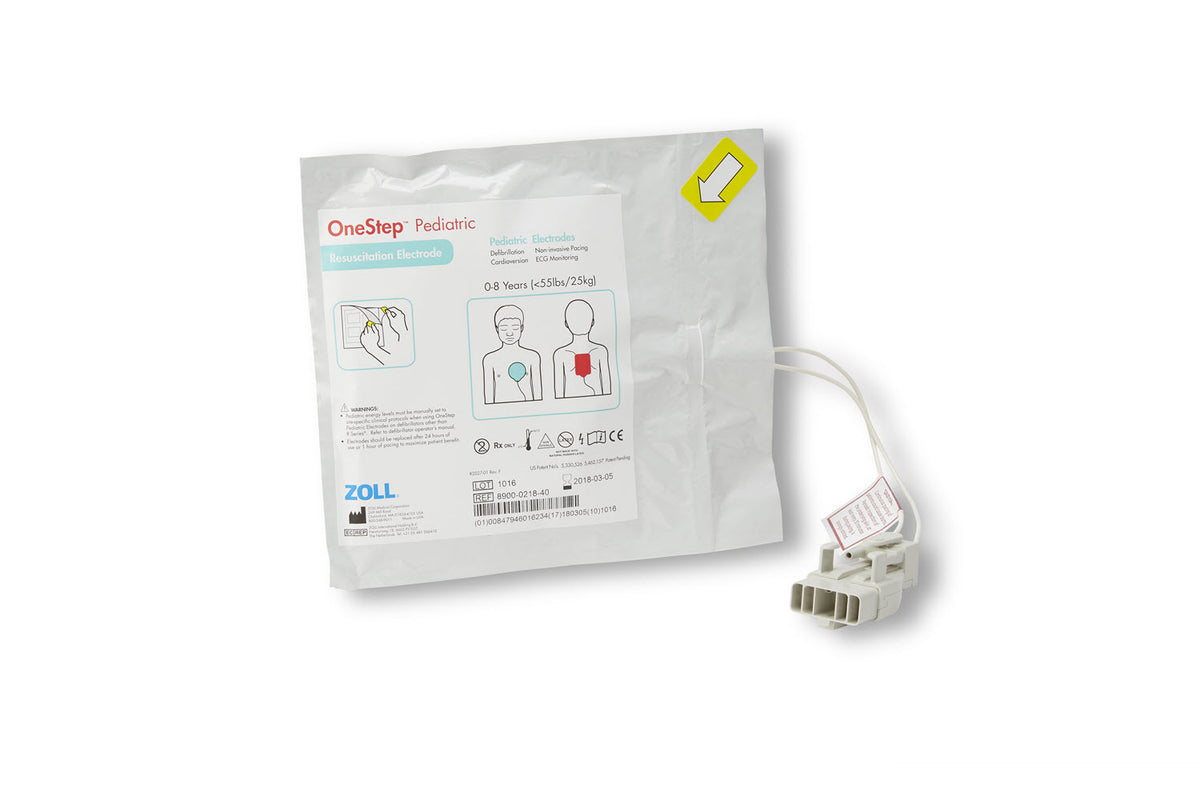 8900-0218-40 ZOLL OneStep Pediatric Electrode, Single