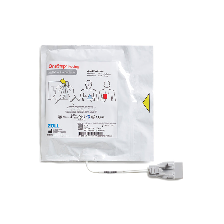 8900-0222-01 ZOLL OneStep Pacing Electrode, Single