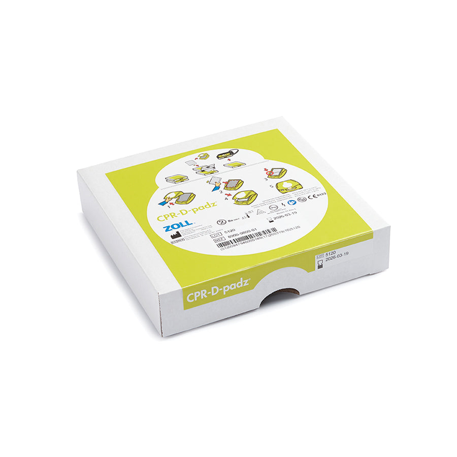 8900-0800-01 ZOLL CPR-D-Padz One-Piece Electrode Pad With Real CPR Help