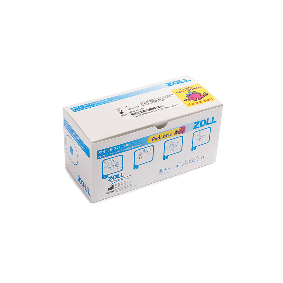 8900-1003-01 ZOLL Pediatric ECG Electrodes/3 Per Pouch (100 Pouches / 300 Electrodes)