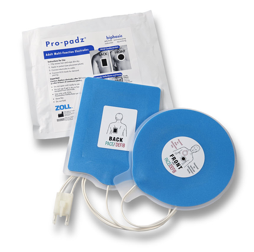 8900-2303-01 ZOLL Pro-Padz Biphasic Electrode, 12/Case