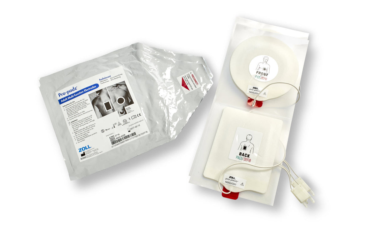 8900-4006 ZOLL Pro-Padz Radiolucent Solid Gel Electrode, Single